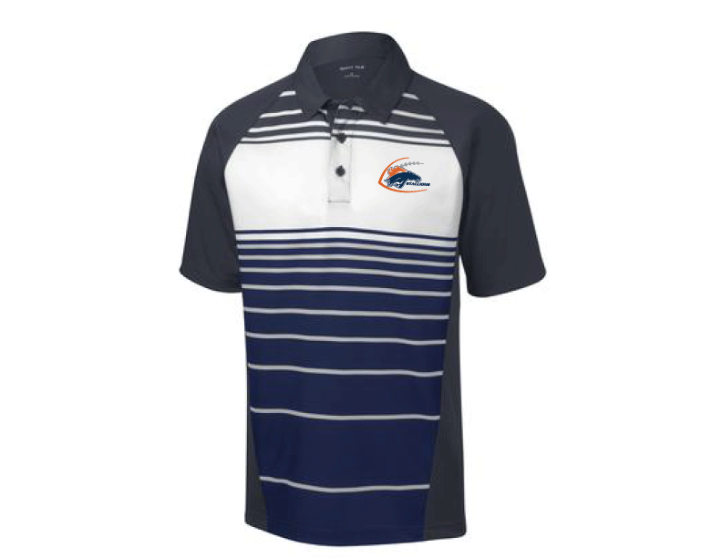 ST600 - Sport-Tek Dry Zone Sublimated Stripe Polo