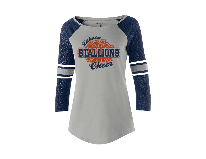 Cheer Glitter - 229387 - Junior Metallic Sleeve Jersey