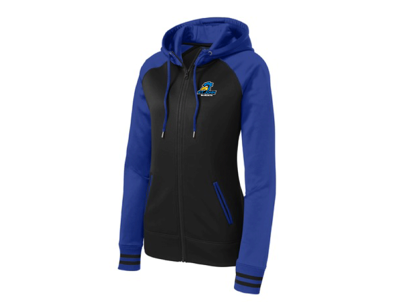 LST236 - Ladies Sport-Wick Varsity Fleece Full-Zip Hooded Jacket