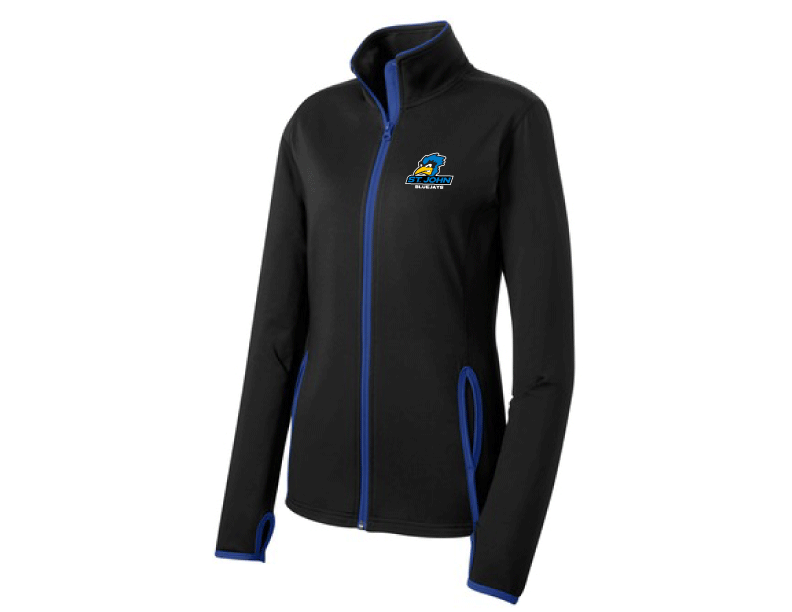 LST853 - Ladies Sport-Wick Stretch Contrast Full-Zip Jacket