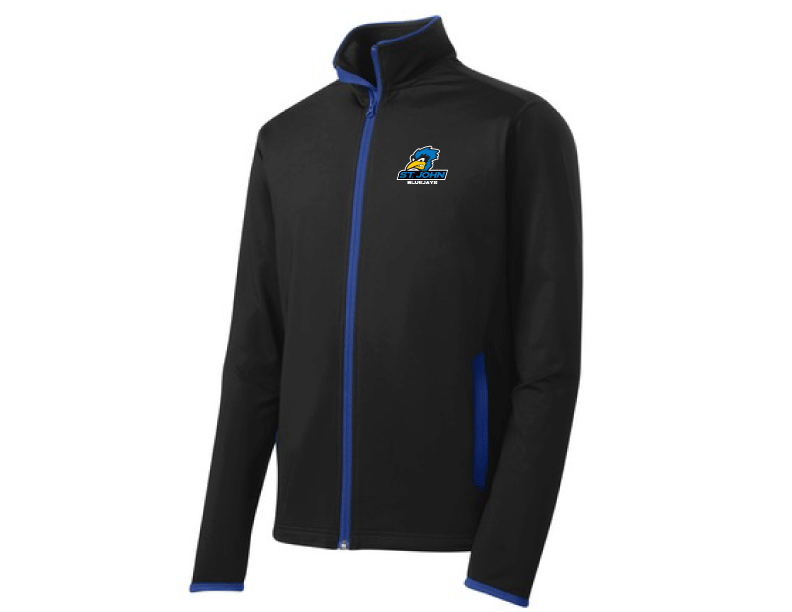 ST853 - Sport-Tek Sport-Wick Stretch Contrast Full-Zip Jacket