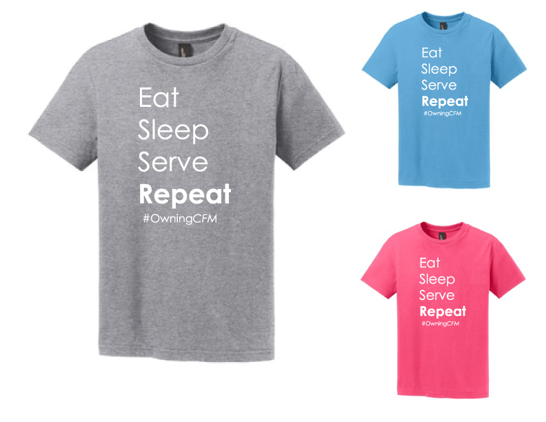 DT5000Y - Serve Repeat Youth T-Shirt
