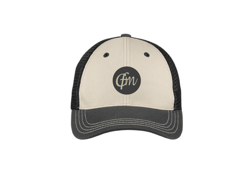 DT616 - Tri-Tone Mesh Back Cap