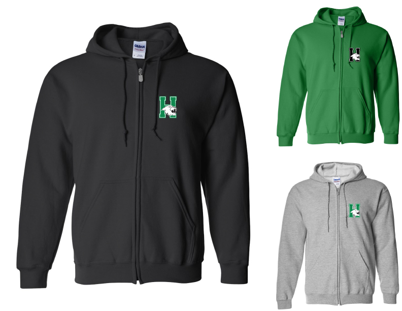 18600 - Heavy Blend Full-Zip Hooded Sweatshirt