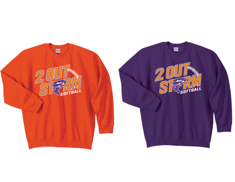 Crew Neck Sweatshirt -Full front Logo