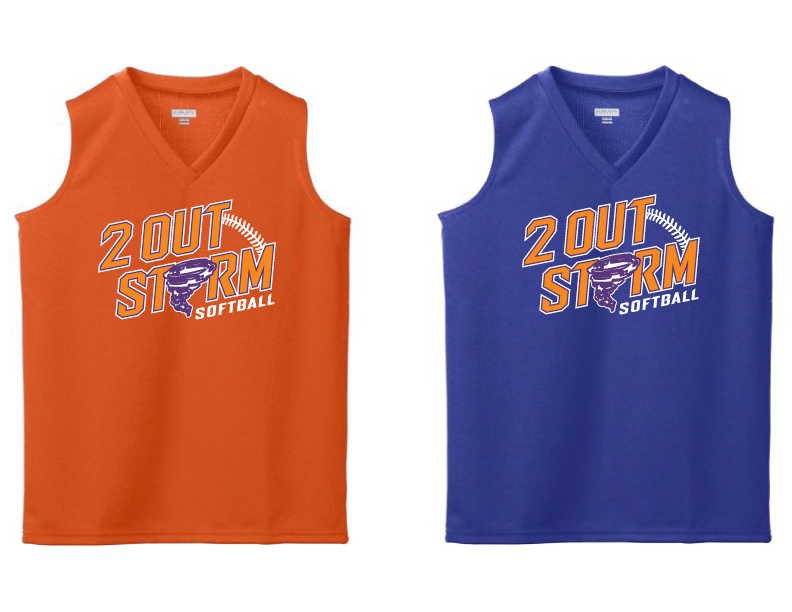525 - LADIES WICKING MESH SLEEVELESS JERSEY