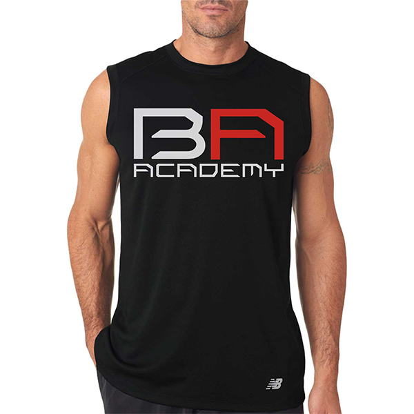 New Balance NDurance® Men's Workout T-Shirt - Black ( NB7117 )