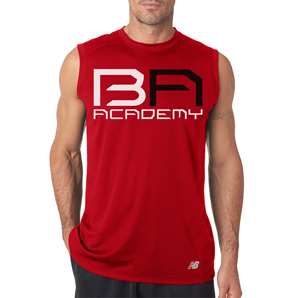 New Balance NDurance® Men's Workout T-Shirt - Red ( NB7117 )