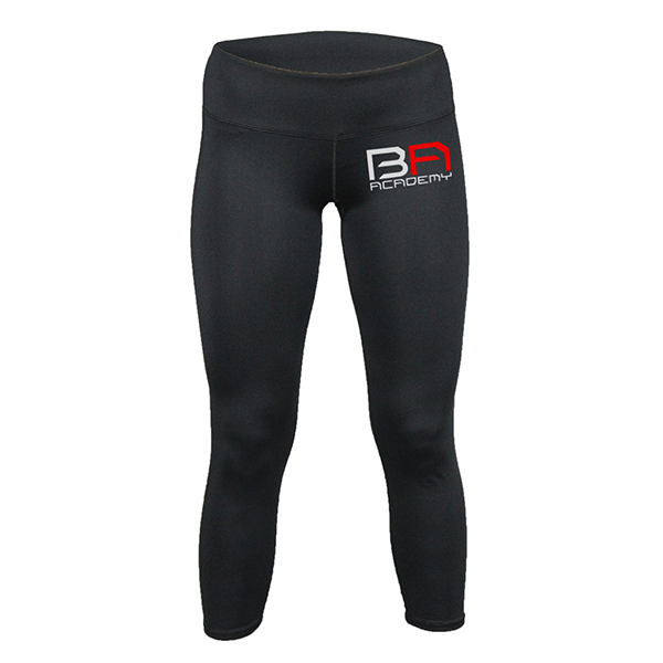 Badger Ladies Athletic Crop Tights - Black (4617)