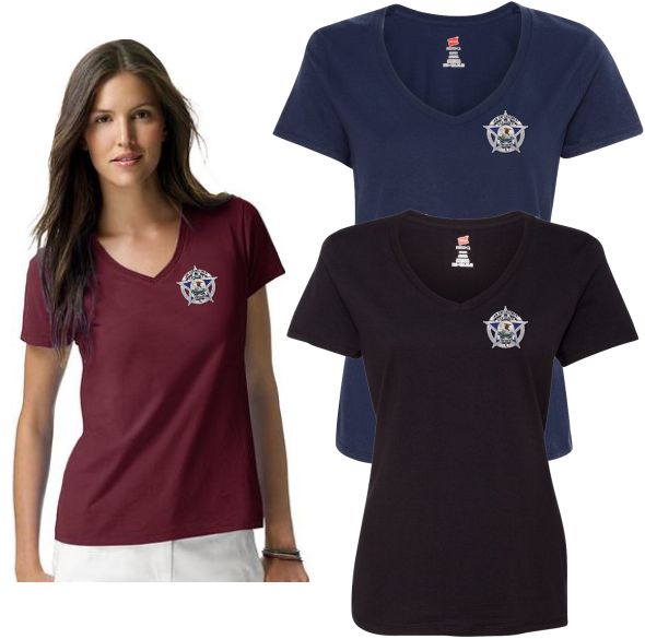 T-Shirt Short Sleeve - V-Neck, Women's Fit