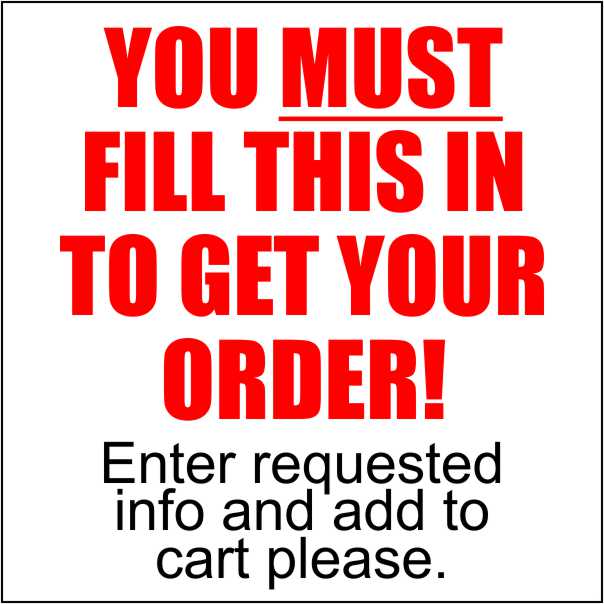 ..Ordering instructions
