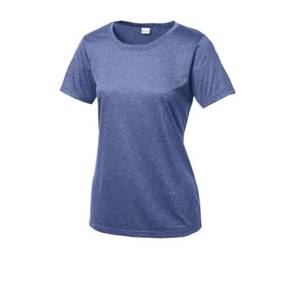 05 Ladies Fit Heather Short Sleeve Scoop Neck Tee