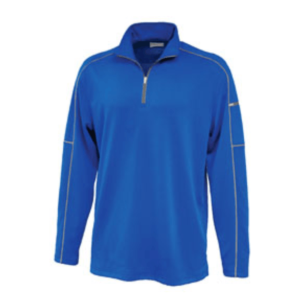 11 Mid-Weight 1/4 Zip Pullover with Graphite Stitching