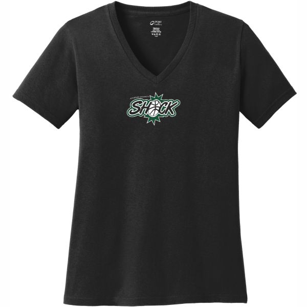 G. Black Ladies V-Neck