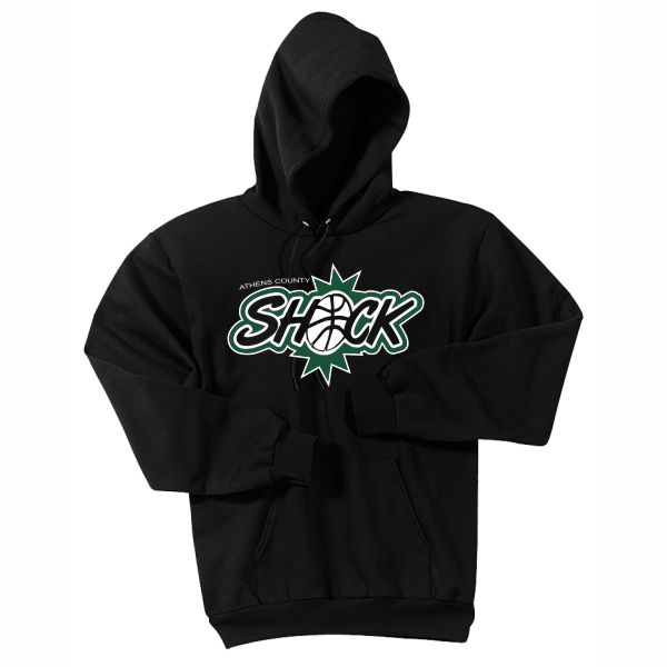 K. Black Hooded Sweatshirt
