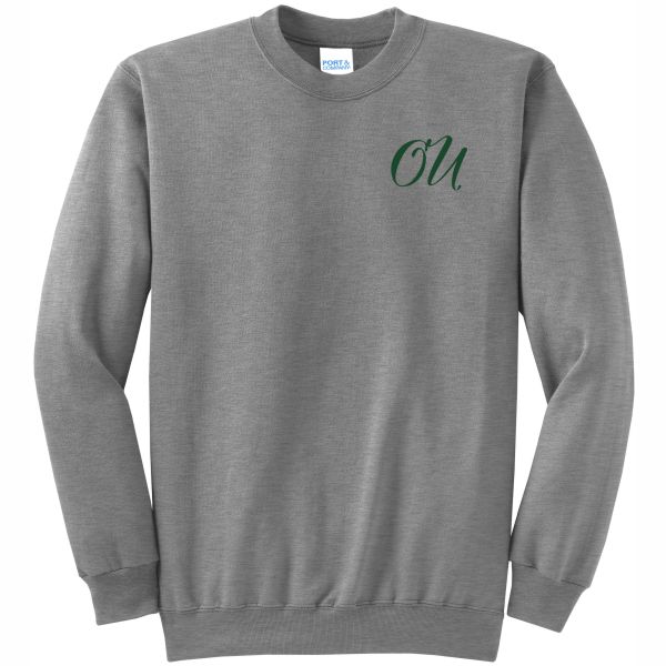 E. Grey Crewneck Sweatshirt