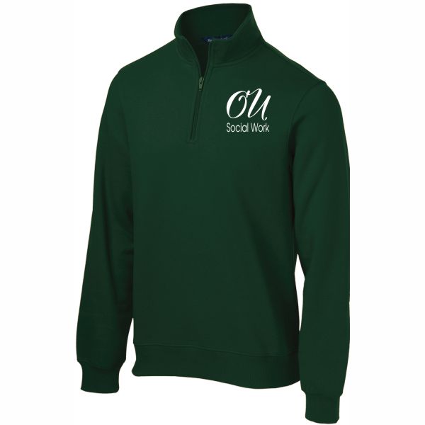 H. Forest Green 1/4 Zip