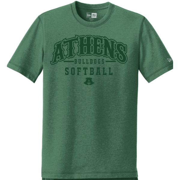 A) New Era Sueded Unisex Forest Soft Cotton T