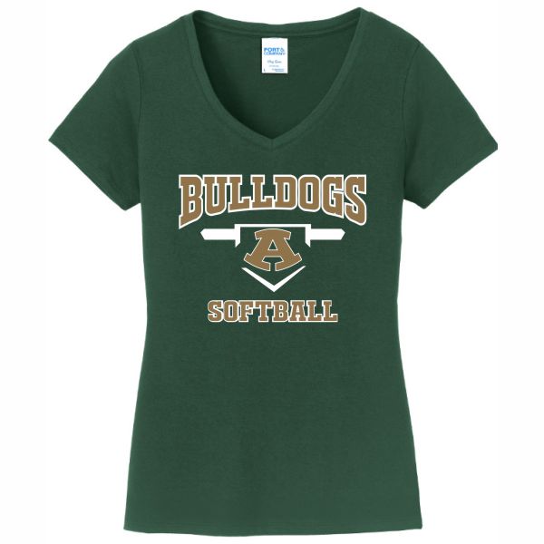 C) Ladies Fan Favorite Forest V-Neck T