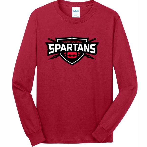E. Long Sleeve T-Shirt Red