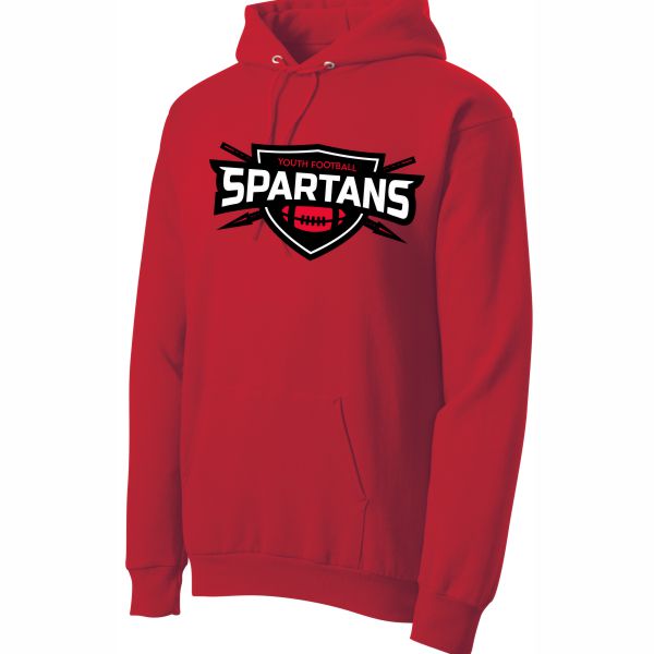 H. Hooded Sweatshirt Red