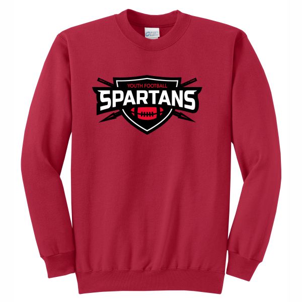 K. Crewneck Sweatshirt Red