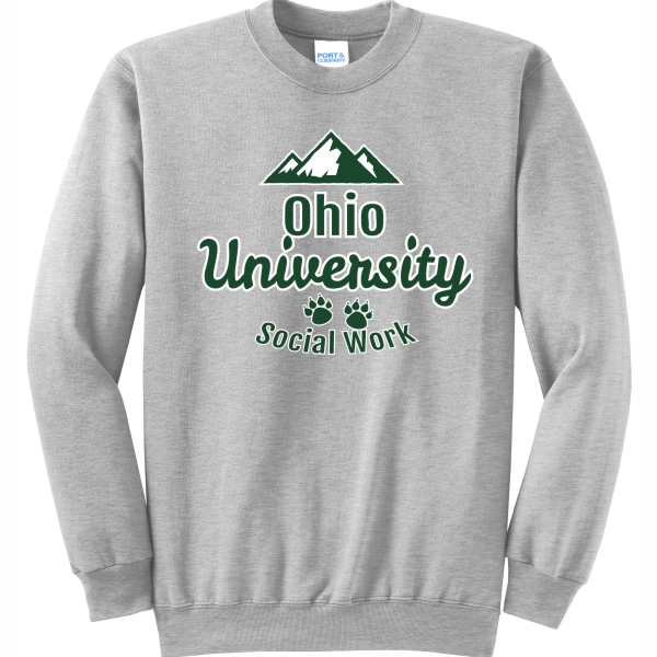 E. Crewneck Sweatshirt Ash
