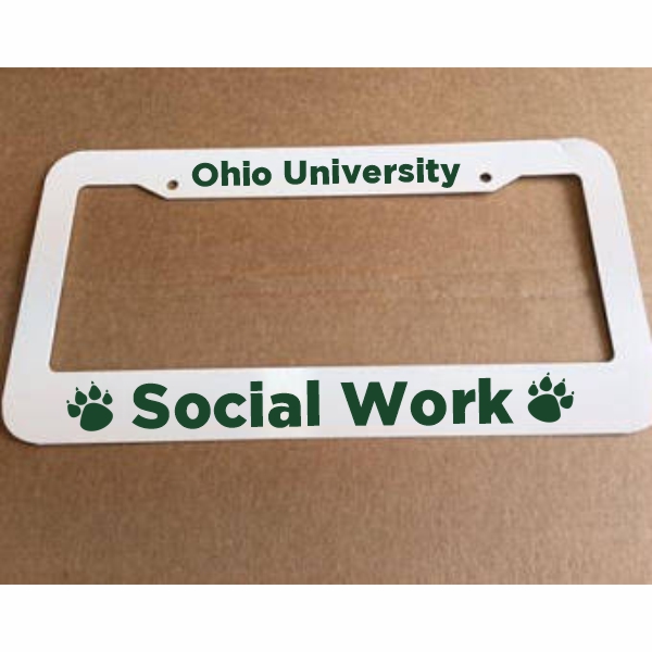 M. License Plate Frame
